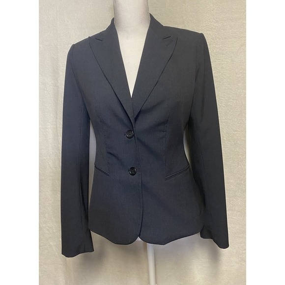 The Limited Black 2 Button Suit Blazer Women's Size 4 - Picture 1 of 14